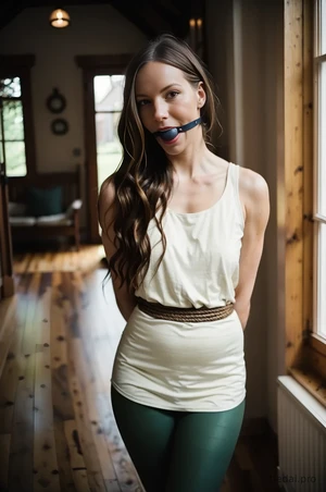 Girl next door tied up and gagged