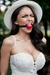 Elegant woman in ballgag