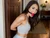 Beautiful AI generated brunette in ballgag