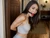 Beautiful AI generated brunette in ballgag